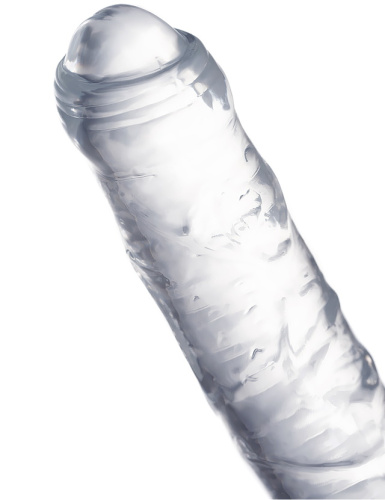 Двухголовый прозрачный фаллоимитатор Toyfa Double Dildo 40 см фото 6