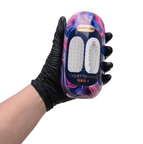 Двустороннее яйцо-мастурбатор Pretty Love Coquettish Balls Venus-X фото 3