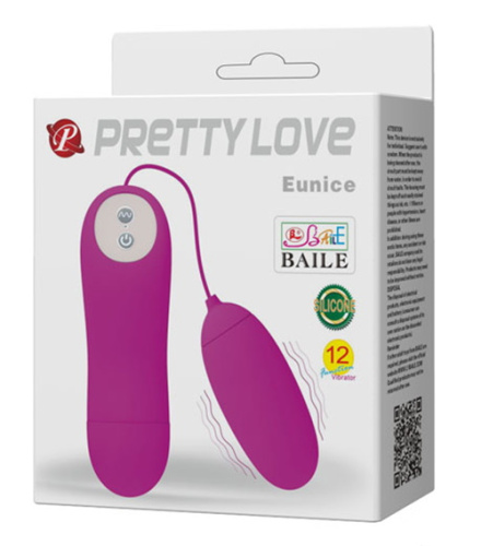 Виброяйцо с пультом управления Pretty Love Eunice фото 9