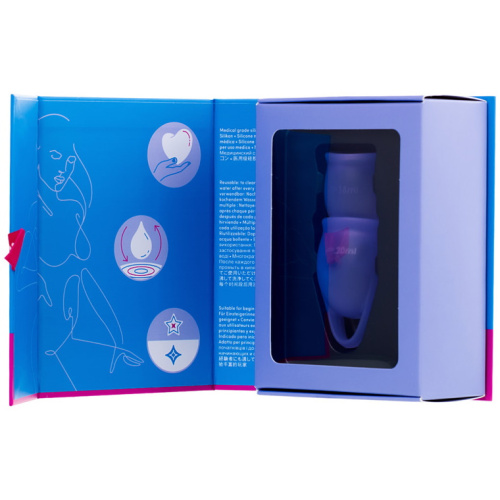 Набор менструальных чаш Satisfyer Feel Confident, лиловый фото 9