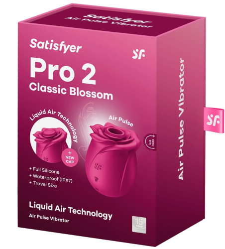 Вакуумно-волновой бесконтактный стимулятор Satisfyer Pro 2 Classic Blossom фото 9