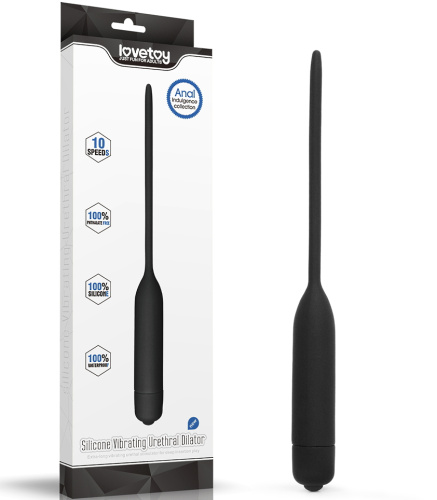 Уретральный буж с вибрацией Silicone Vibrating Urethral Dilator фото 2