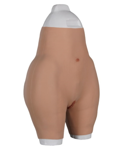 Накладная вагина и попка на силиконовых шортиках фото 3