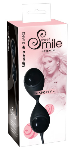 Вагинальные шарики Smile Balls черные фото 4