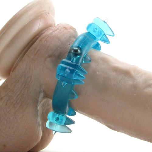 Синее кольцо Nuts & Bolts Cockrings фото 5