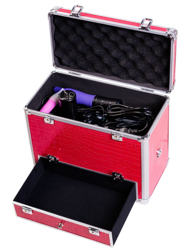 Секс-чемодан Diva Wiggler с двумя сменными насадками фото 2