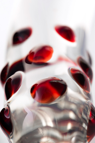 Двухсторонний роскошный фаллос из стекла фото 6