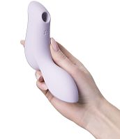 DEMO Вакуумный вибростимулятор для клитора и точки G Satisfyer Curvy Trinity 2 сиреневый