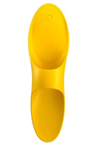 Клиторальный вибромассажер на палец Satisfyer Teaser желтый фото 6