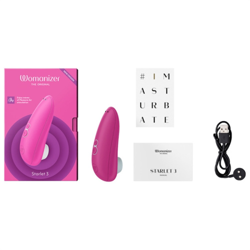 Компактный бесконтактный стимулятор клитора Womanizer Starlet 3 Pink фото 9