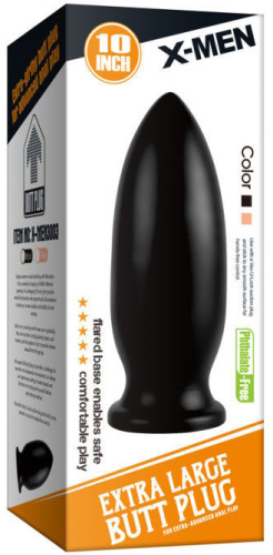 Большая анальная пробка для фистинга X-Men Butt Plug 25 см фото 6