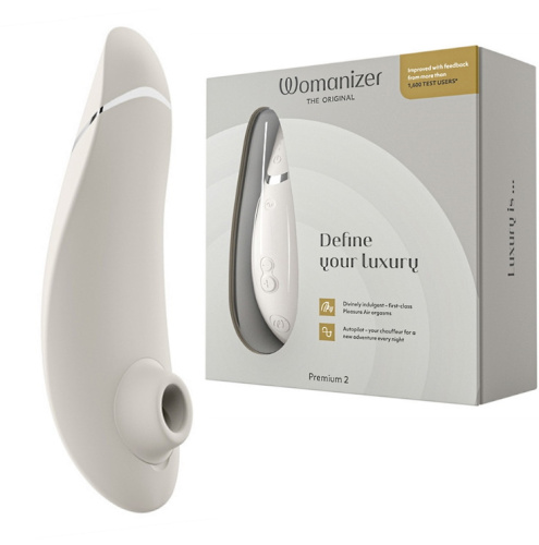 Бесконтактный стимулятор клитора Womanizer Premium 2 Gray