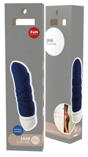 Мини-вибратор Fun Factory Jam темно-синий фото 9