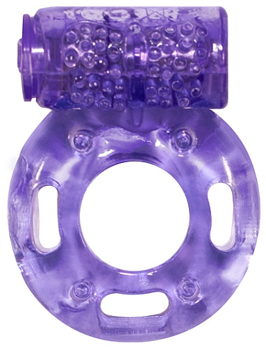 Эрекционное виброкольцо Rings Axle-Pin Purple фото 2