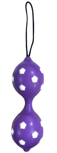 Двойные вагинальные шарики Duo Balls Hot Purple фото 2