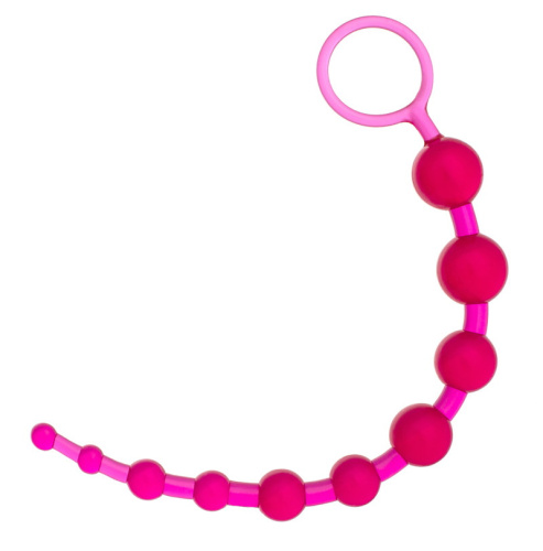 Длинная анальная цепочка ToyFa Anal Beads 30 см фото 2