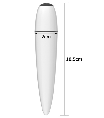 Белый мини вибратор Ijoy Rechargeable Power Play фото 7