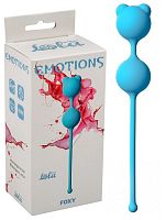 Голубые вагинальные шарики Emotions Foxy