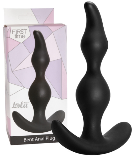 Анальный стимулятор Bent Anal Plug Black