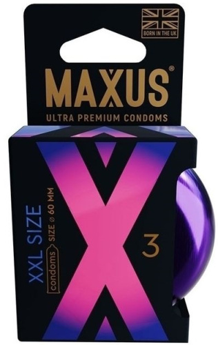 Презервативы в металлическом кейсе Maxus №3 XXL увеличенного размера фото 3