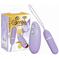 Smile Виброяйцо сиреневое на дистанционном пульте управления