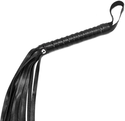 Классическая черная плеть 43 см фото 5