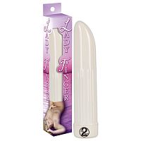 Белый вибратор Lady Finger