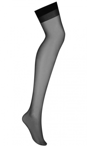 Сексуальные черные чулки XXL/XXXL фото 3