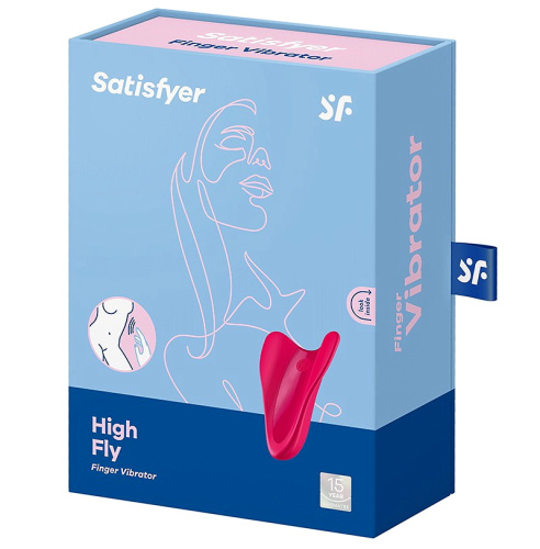 Перезаряжаемый вибратор на палец Satisfyer High Fly малиновый фото 9