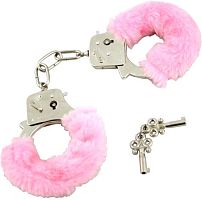 Наручники с розовым мехом