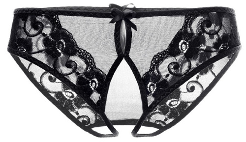 Трусики эротические черные Erolanta Pauline L фото 7