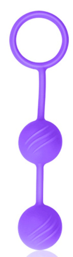 Вагинальные шарики Kegel ball пурпурные фото 2