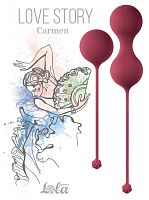 Набор вагинальных шариков Love Story Carmen Wine Red