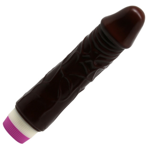 Реалистичный вибратор Любовник мулат 20 см фото 3
