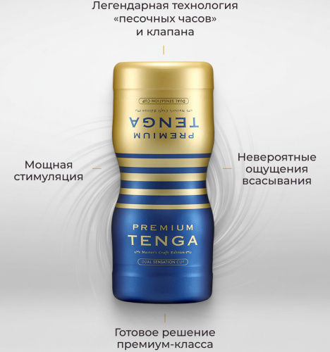 Мастурбатор Tenga Premium Dual Sensation Cup фото 12