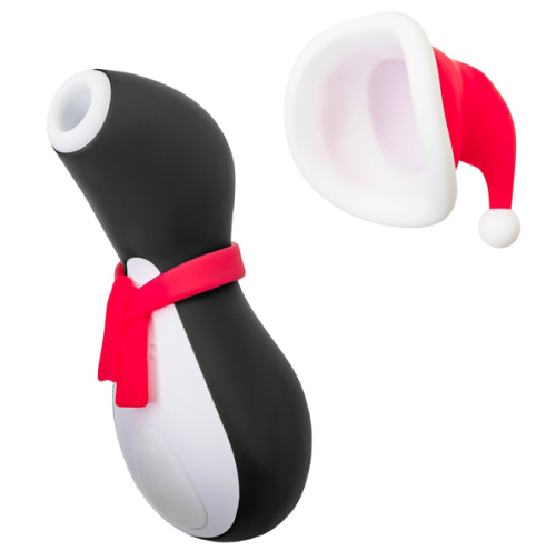 Бесконтактный стимулятор клитора Satisfyer Penguin Holiday Edition фото 7
