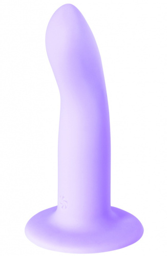 Нереалистичный фаллос на присоске Flow Emotional Purple 13 см фото 4