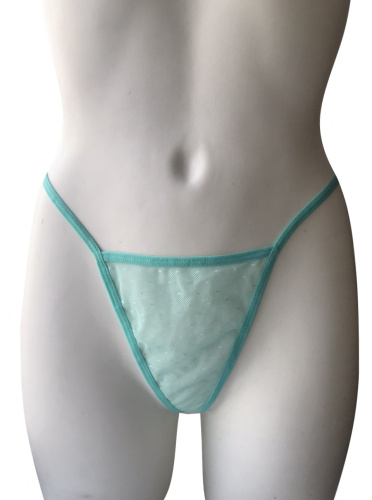 Бирюзовая сексуальная сорочка с пажами L/XXL фото 3