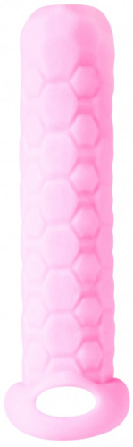 Фаллоудлинитель с кольцом Homme Pink Long + 3 см
