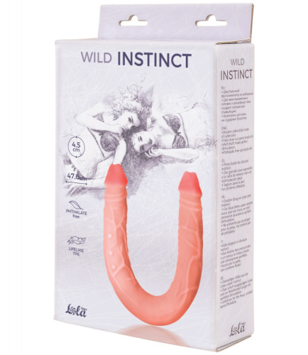 Двусторонний фаллоимитатор Wild Instinct фото 4