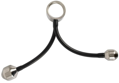 Эрекционное кольцо с металлическими грузиками Cock ring & Ass plugs фото 6