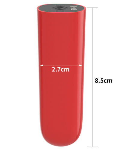 Красный мини вибратор Ijoy Rechargeable Bullet Scream фото 7