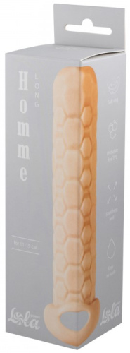 Фаллоудлинитель с кольцом Homme Long Flеsh + 3 см фото 3