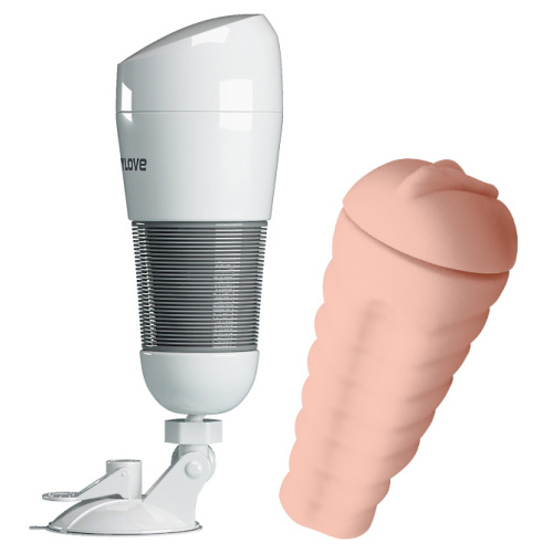 Мастурбатор-вагина в колбе на присоске Pretty Love Hedy фото 3