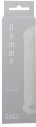 Фаллоудлинитель с кольцом Homme White Long + 3 см фото 4