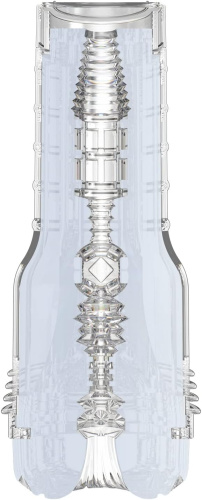 Прозрачная вагина-мастурбатор Fleshlight Crystal Go Torque фото 6