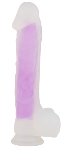 Светящийся в темноте фаллос Glow in the Dark Dildo 27 см фото 4