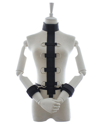 Текстильный бондаж для шеи и рук фото 2