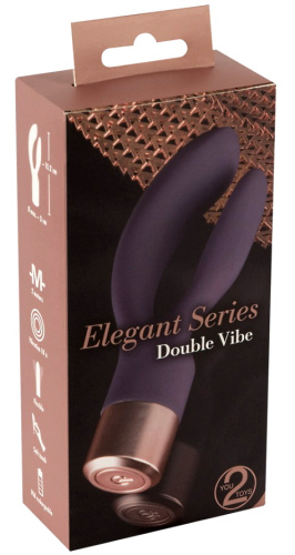 Перезаряжаемый вибратор для двойной стимуляции Elegant Series Double Vibe фото 8