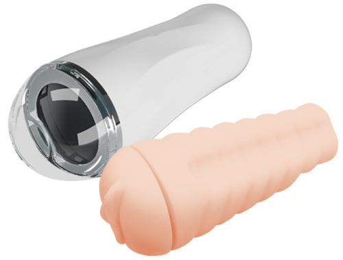 Мастурбатор-вагина в колбе Crazy Bull фото 7